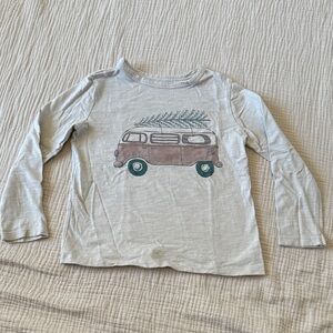 Little Co. by Lauren Conrad kids Long Sleeve Tee - Christmas Tree on Van - cream